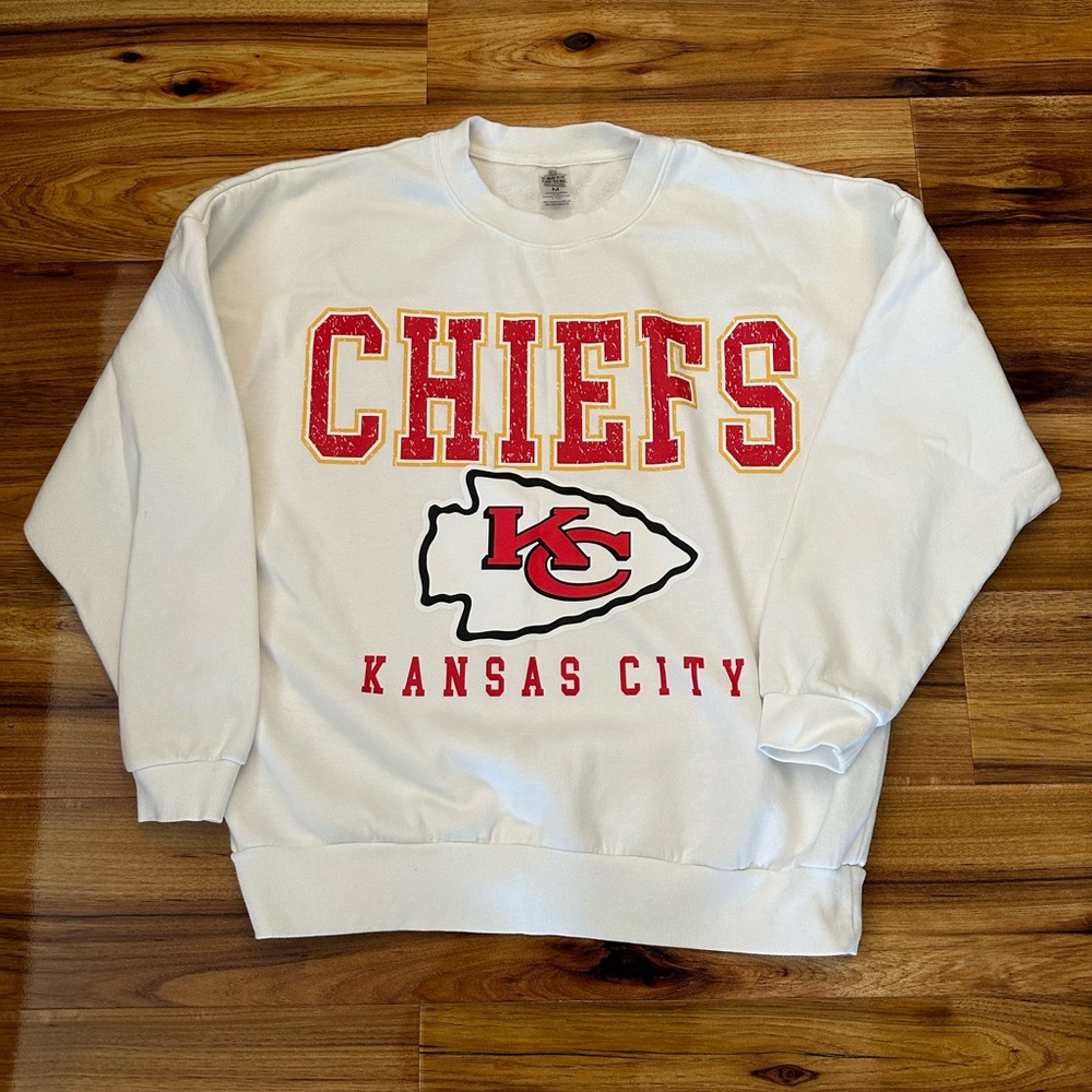 Kansas City Chiefs Over sized crew neck sweatshirt